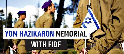 Banner Image for Yom Hazikaron - Memorial with FIDF